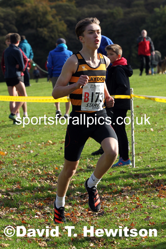 Mens under-17s Northern Cross Country Relays, Graves Park, Sheffield. Photo: David T. Hewitson/Sports for All Pics